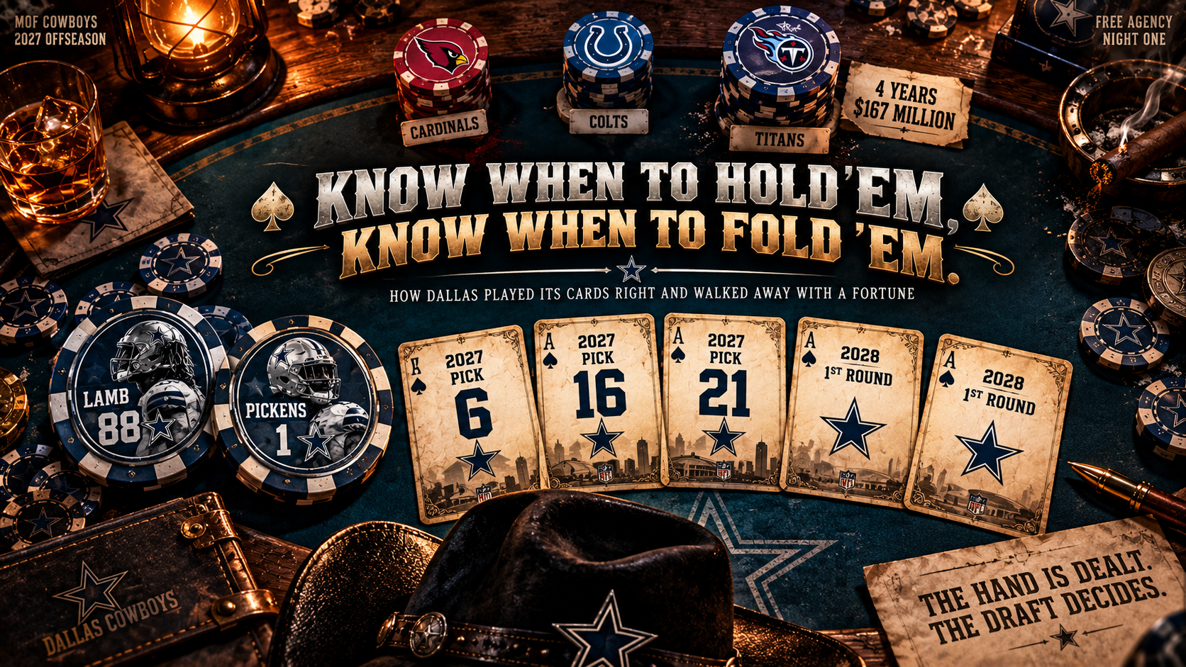 KNOW WHEN TO HOLD 'EM, KNOW WHEN TO FOLD 'EM: How Dallas Played Its Cards Right and Walked Away With a Fortun