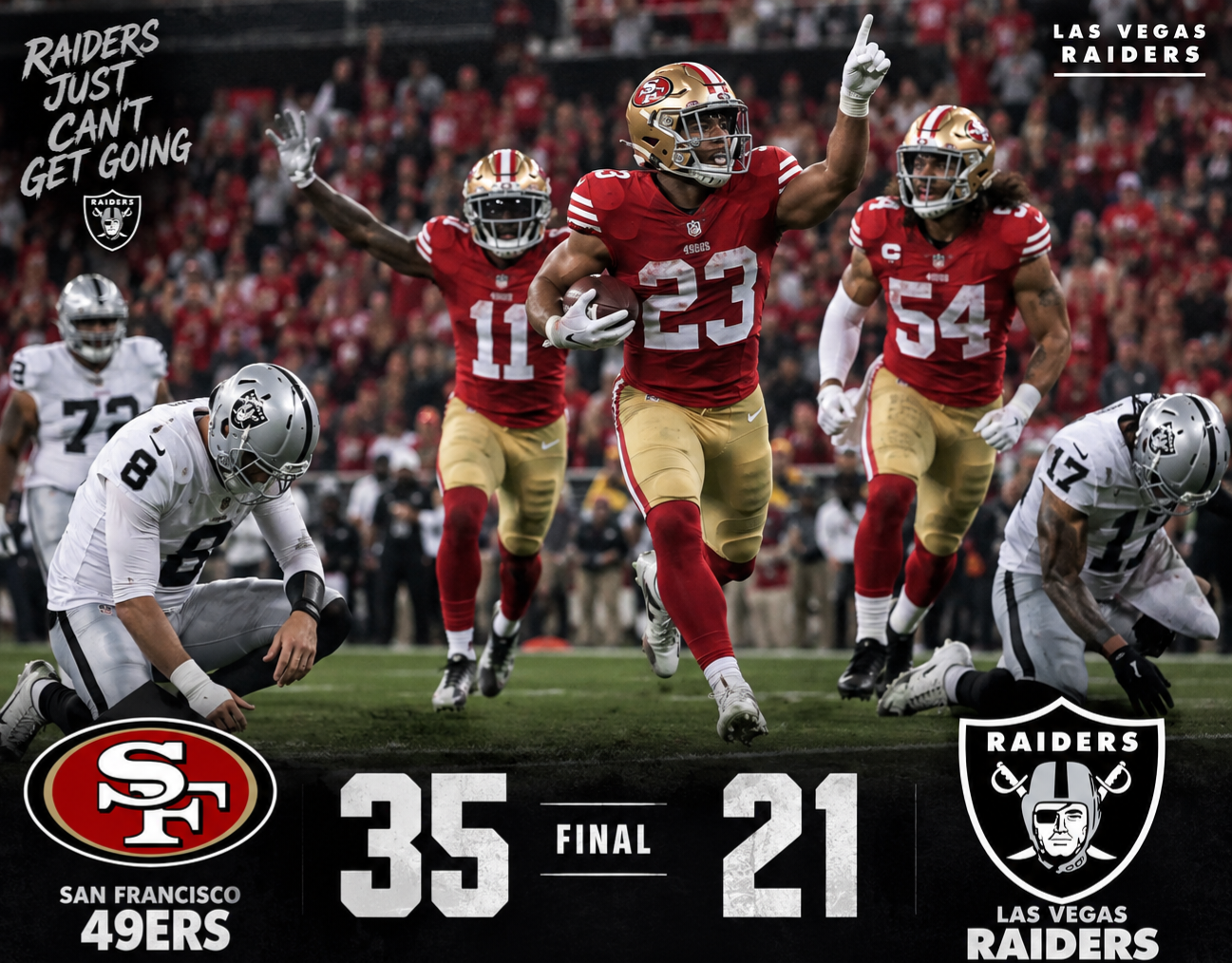 Washington Jr. Breaks Loose, But Raiders’ Offense Still Searching for Consistency
