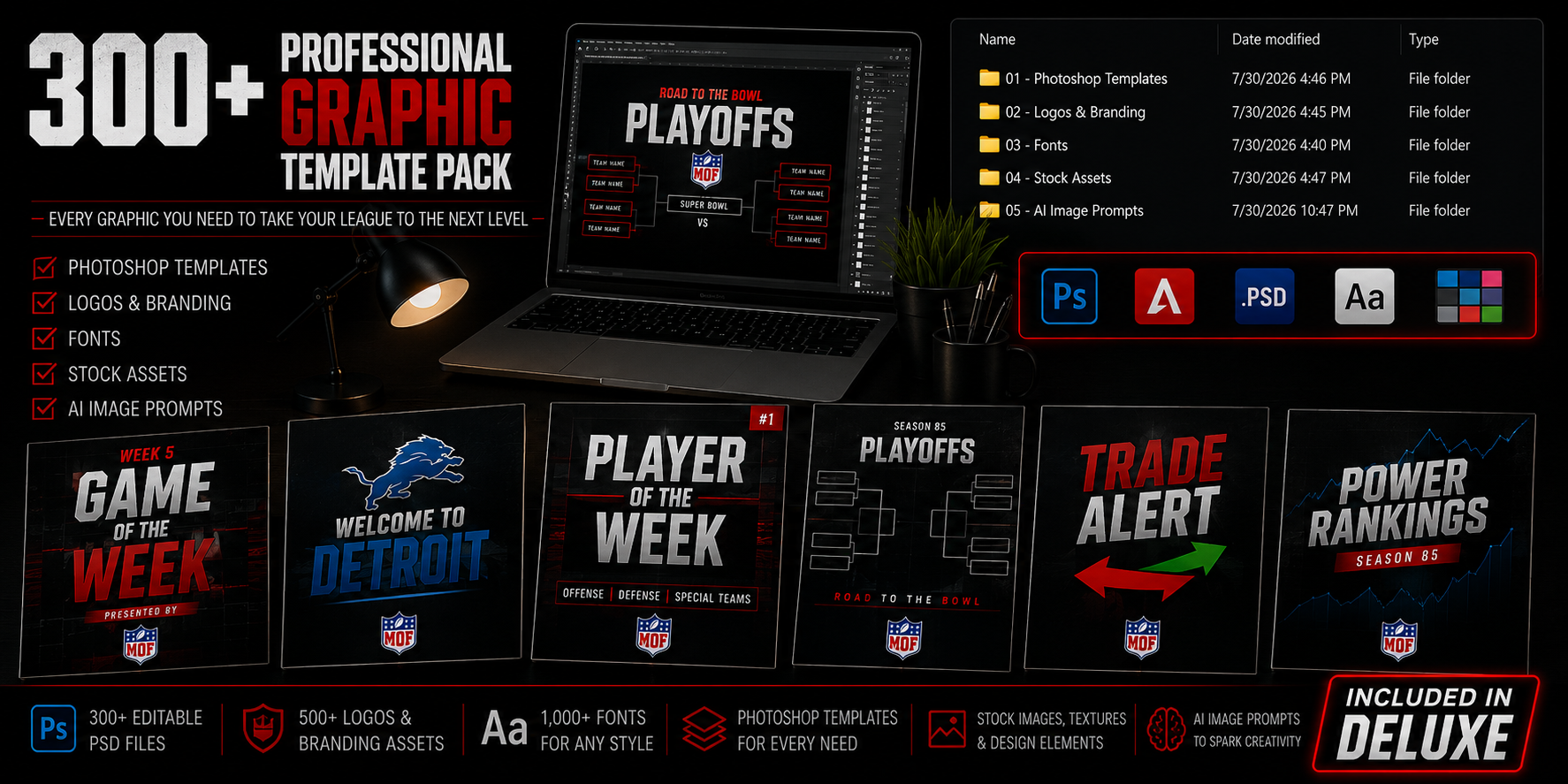 MOF Graphic Template Pack preview